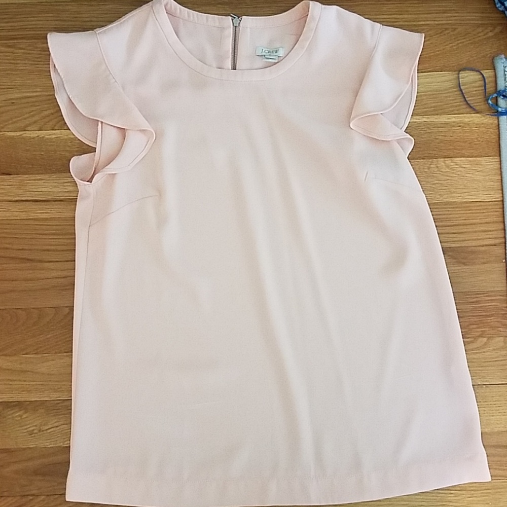 Pink Flutter sleeve top